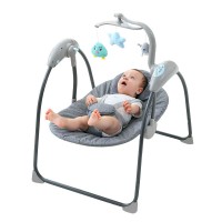 Kids Music Swing Baby Crib, Newborn Multi-purposes Baby Rocking Crib/