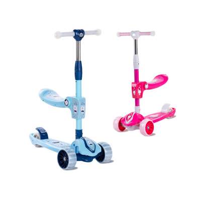 Children Adjustable Height Baby Scooter, Children Ages 3-12 Baby Scooter/